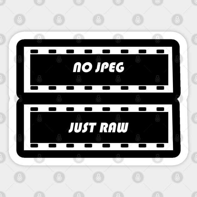 no jpeg just raw Sticker by rickylabellevie